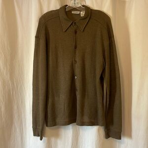 Giorgio Armani le collezioni size large 100% linen shirt